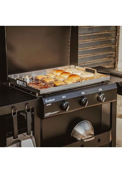Amaro 3 Gazlı Plancha 9,6 Kw Siyah