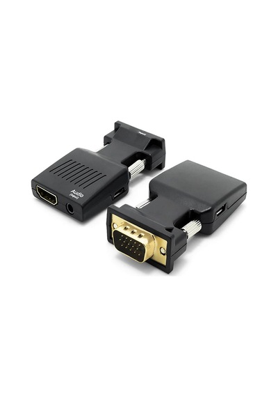 Vga To Hdmı Dönüştürücü Vga+audio To Hdmı Çevirici Converter 1080p