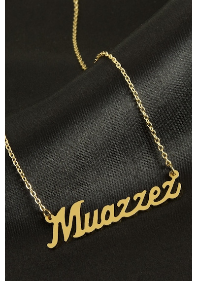 Muazzez İsimli Kolye -sarı N711 altın