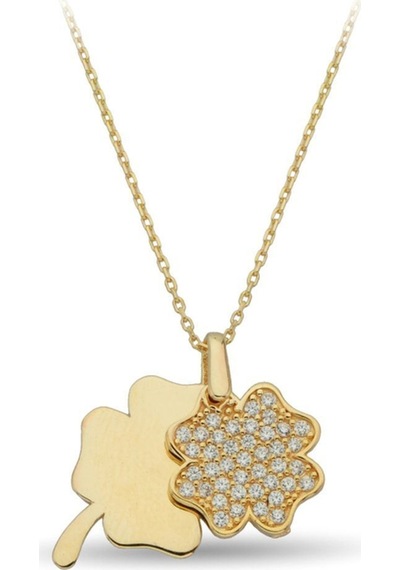 Çgk Çiğdem Gürel Kuyumculuk Yonca Altın Kolye 14k Gold