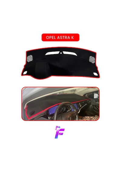 Opel Astra K Uyumlu Ön Göğüs Koruma Hızlı Ve Kolay Montaj Kaymaz Tasarım Oto Aksesuar T21 Kırmızı