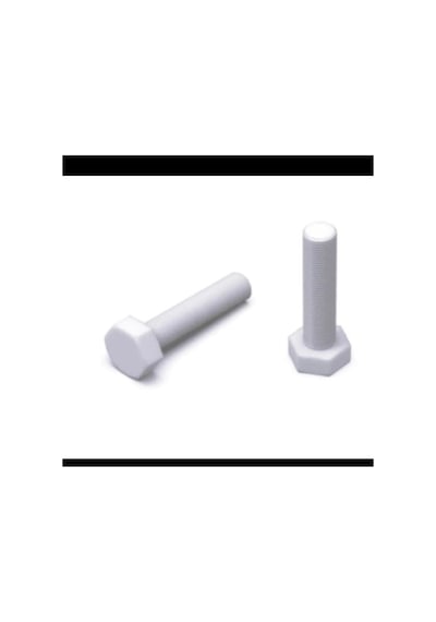 M10x40 Altıköşe Başlı Plastik Civata 10 Adet