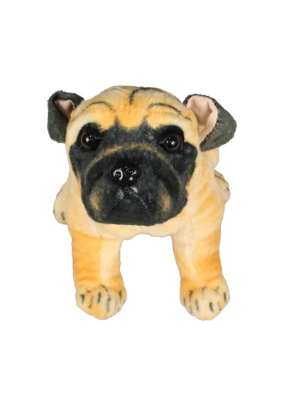 Havlayan Pug Köpek Peluş Oyuncak 25 Cm