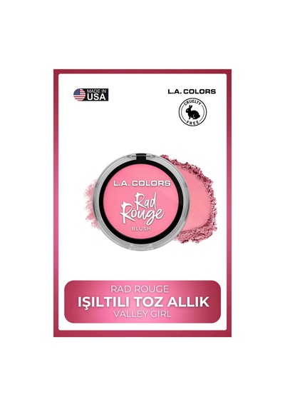 Rad Rouge Allık Serisi - Yoğun Renk Veren Uzun Süre Kalıcı Canlı Görünüm Cbl725 Valley Girl
