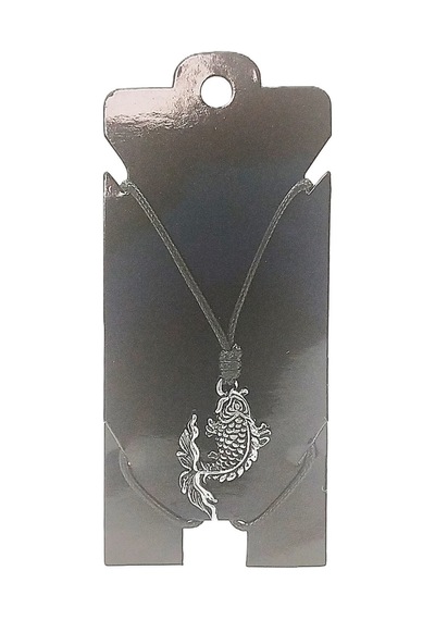 Kore İp Askılı Ve Krom Çelik Kaplamalı Unisex Tribal Kolye Kkrm-05 Gümüş4