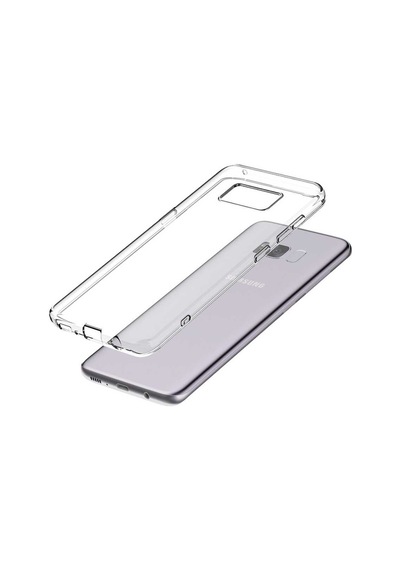 Zore Galaxy Uyumlu S8 Kılıf Süper Silikon Kapak - Renksiz Renksiz