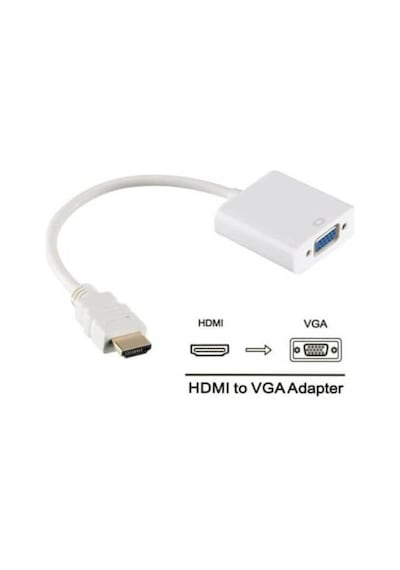 Hdmi to Vga Kablo Dönüştürücü Görüntü Altın Uçlu Çevirici