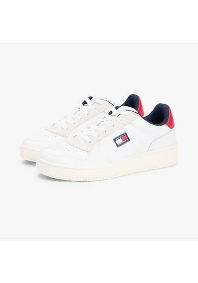 Tommy Hilfiger Retro Basket Erkek Beyaz Spor Ayakkabı Em0em01681 2800324