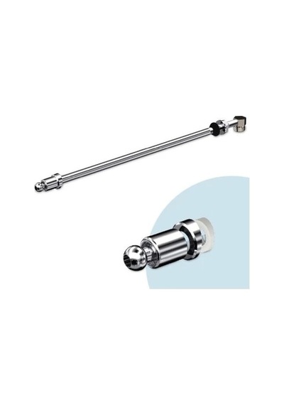 İz Yapı Metal Krom Taharat Çubuğu 17cm