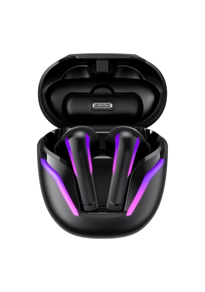 Tw970 Tws Rgb Gaming Bluetooth Kulaklık - 2.4ghz Ve Bluetooth Modu Siyah