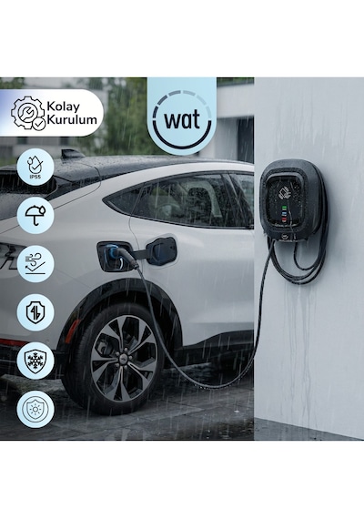 WAT Mobilite AW 7,4 kW RFID Elektrikli Araç Şarj İstasyonu