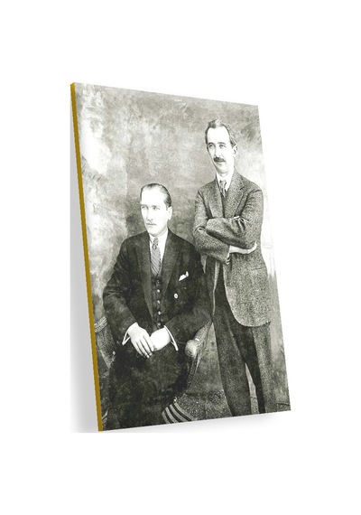 Cakasepetim Mustafa Kemal İsmet İnönü Ahşap Mdf Tablo