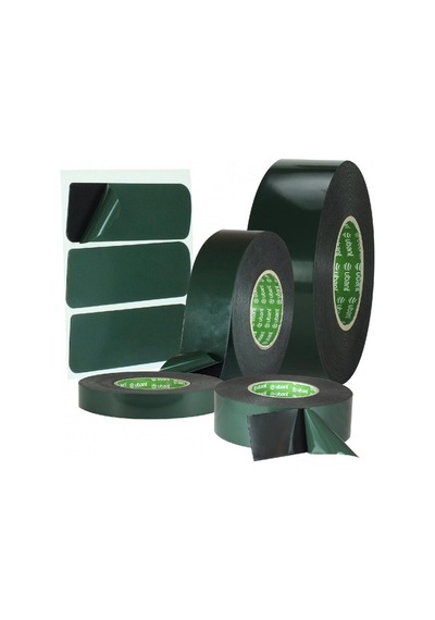 Çift Taraflı Bant 50mm X 10 Mtr Yeşil Siyah - 639014054