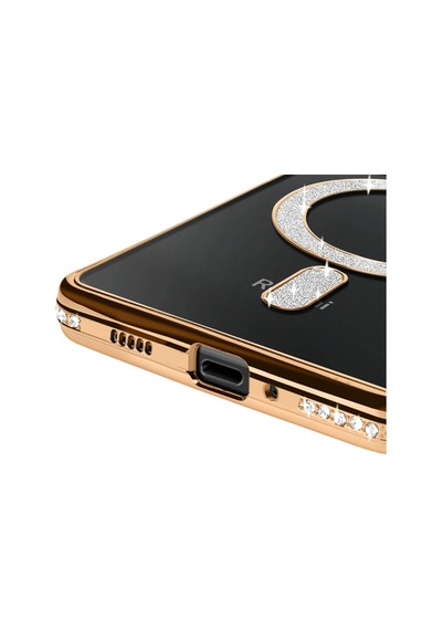Xiaomi Redmi 14c Joke Simli Magneticsafe Kılıf - Gold 0.2M-Çok Renkli