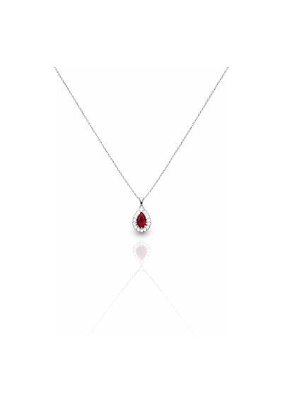 Çekirdekjewelry 925 Ayar Gümüş Zümrüt Renk Damla Taşlı Kolye Zarif & Şık Kadın Kolyesi Gümüş