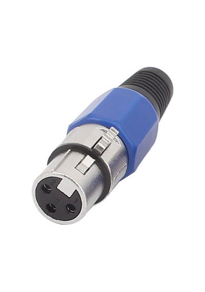 3 Adet 3 Pin Xlr Dişi Mikrofon Konnektörü - Jak - Lehim Tipi