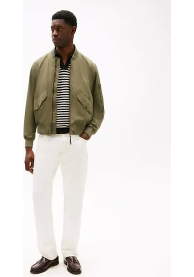 Tommy Hilfiger Erkek Katlanabilir Su Geçirmez Bomber Ceket Mw0mw39629plı Yeşil