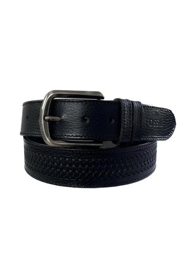 Fossil 4cm Siyah Hakiki Deri Spor Erkek Kemeri -125cm Siyah