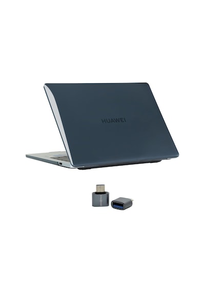 Huawei Matebook 14 Kılıf Uyumlu Kristal Parlak Sert Hard Case İnce Hafif Çizilme Koruma Yeni Flmh 2024-2025 14 İnç Siyah Belirtilmemiş