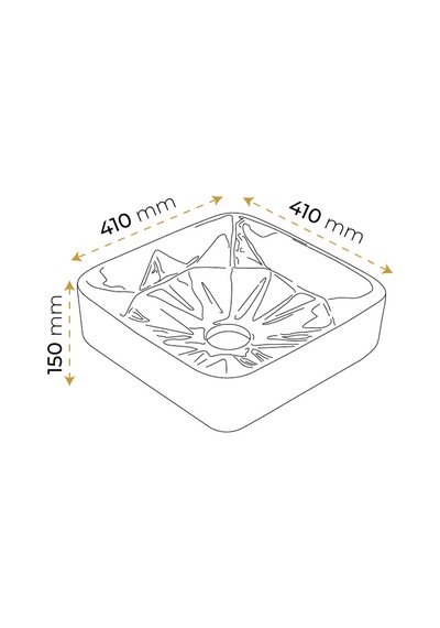 Paluci Vella White Lavabo Sırlı