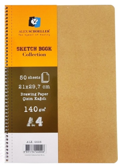 Alex Schoeller Sketchbook Collectıon A4 140 Gr 50 Yp Alx-0006