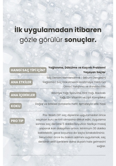 Matsu Scalpify Biberiyeli Pre-Wash Yağ 50 ml | Saç Derisi Bakımı & Nem Desteği
