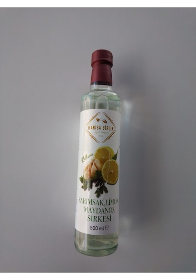 Manisa Birlik Sarımsak, Limon, Maydanoz, Sirkesi 500 Ml Cam Şişe