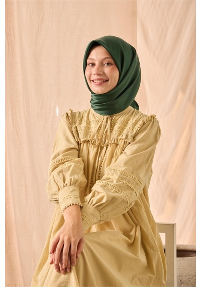 Silk Home Düz Shiny Eşarp 75006-76 Zümrüt