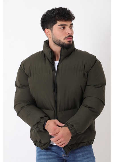Stilkombin Dik Yaka Oversize Bomber Şişme Kışlık Mont Pldp 3018 50465 Siyah