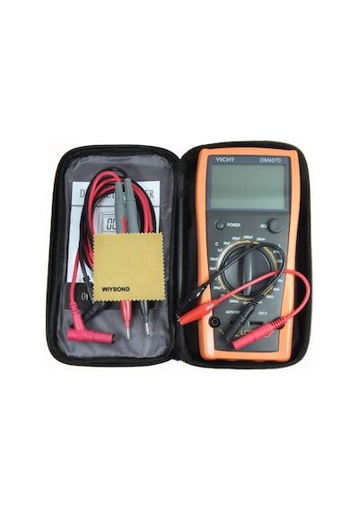 DM4070 dijital geniş LCD LCR metre manuel aralığı test cihazı