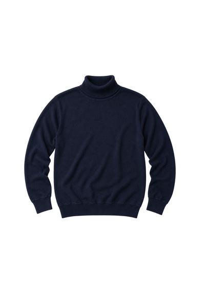 Battalmoda Erkek Büyük Beden Lacivert Tam Balıkçı Pamuklu Kazak 3xl-4xl-5xl-6xl