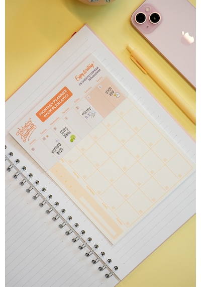 Victorias Journals Aylık Planla Ma Post-it 150x200 Mm 12 Yaprak