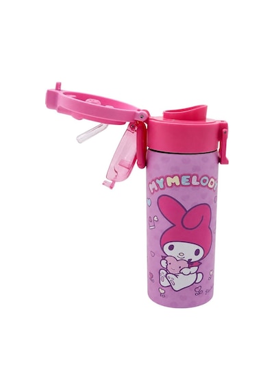 My Melody Çift Fonksiyon Kapaklı Çelik Matara 600ml 3835 Çok Renkli