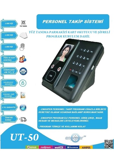 Yüz Okuma Parmak İzi Personel Takip Sistemi Kurulum