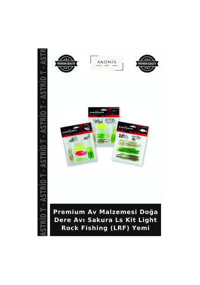 Premium Av Malzemesi Doğa Dere Avı Sakura Ls Kit Light Rock Fishing Lrf Yemi