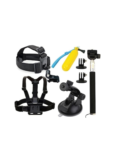 Gplus St009 Gopro Eken Sjcam Aksiyon Kamera Aksesuar Set 9 Parça