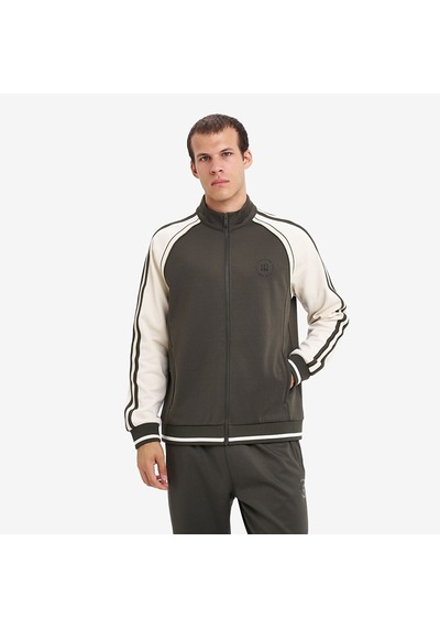 Lescon Erkek Fermuarlı Kapüşonlu Sweatshirt 26n-1155 Haki