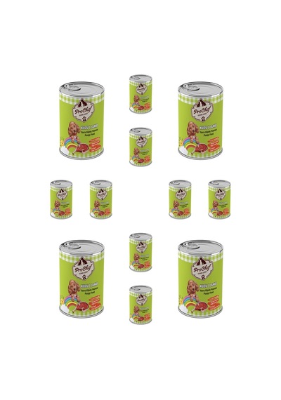 Prochef Kuzu Etli Kıyılmış Konserve Yavru Köpek Maması 12 x 415 G