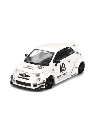 Mini Gt 809 Fiat 595 Abarth Lb-works X Abas Works 1/64 Model Araba