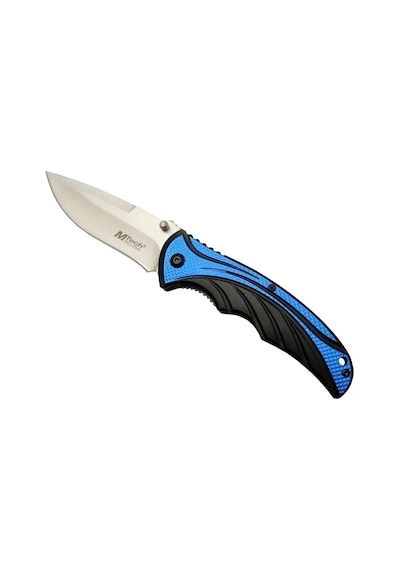 Mtech Handsome 454 Mavi Kamp Çakı 20cm - Yarı Otomatik, Kemerlikli