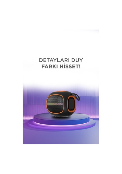 Bluetooth Hoparlör Taşınabilir Kablosuz Speaker Fm Radyo Usb Tf Kart 5w D90