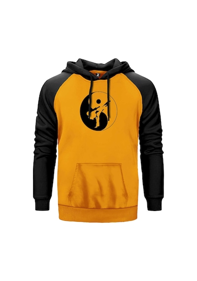 Karate Symmetry Martial Arts Sarı Renk Reglan Kol Sweatshirt Sarı