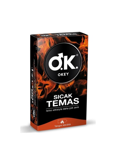 Okey Sıcak Temas Prezervatif 10 Adet Okey Sıcak Temas Prezervatif 10 Adet