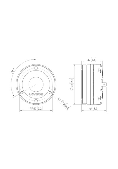 Lavoce Dn10.14M Neodymium Tweeter