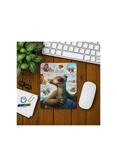 Buz Devri Baskılı Oyuncu Mousepad 044