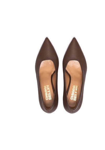 Napa 1196 Praline C1475 Topuklu/ Stiletto Kadın Diğer 9841 152 Chiara Bellini Leather Kahverengi
