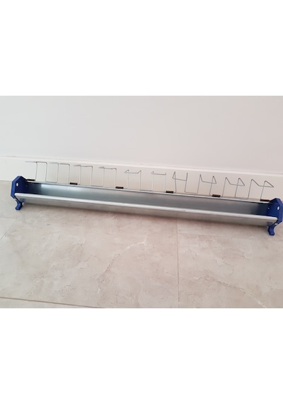 Güvercin Civciv Metal Galvaniz Yemlik 100 Cm 3  Adet