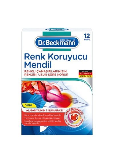 Dr.beckmann Renk Koruyucu Mendil 12'li - 6 Adet Tarı 6'lı Set