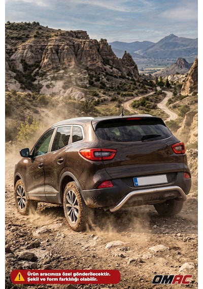 Renault Kadjar 2015-2026 Uyumlu Araca Özel Pars Arka Koruma 60mm Krom