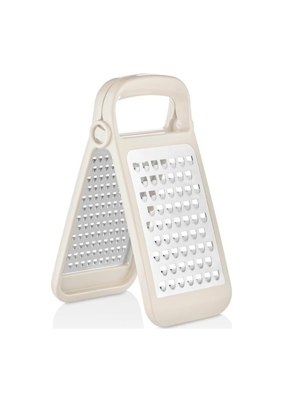 Flosoft Ayrılabilir Inox Paslanmaz Çelik Rende, Pratik Katlanabilir Özel Tasarım Rende Beyaz